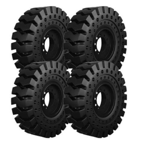 Set of ( 4 ) Skid Steer Tires, McLaren 